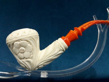 Meerschaum Figural Flower Pipe