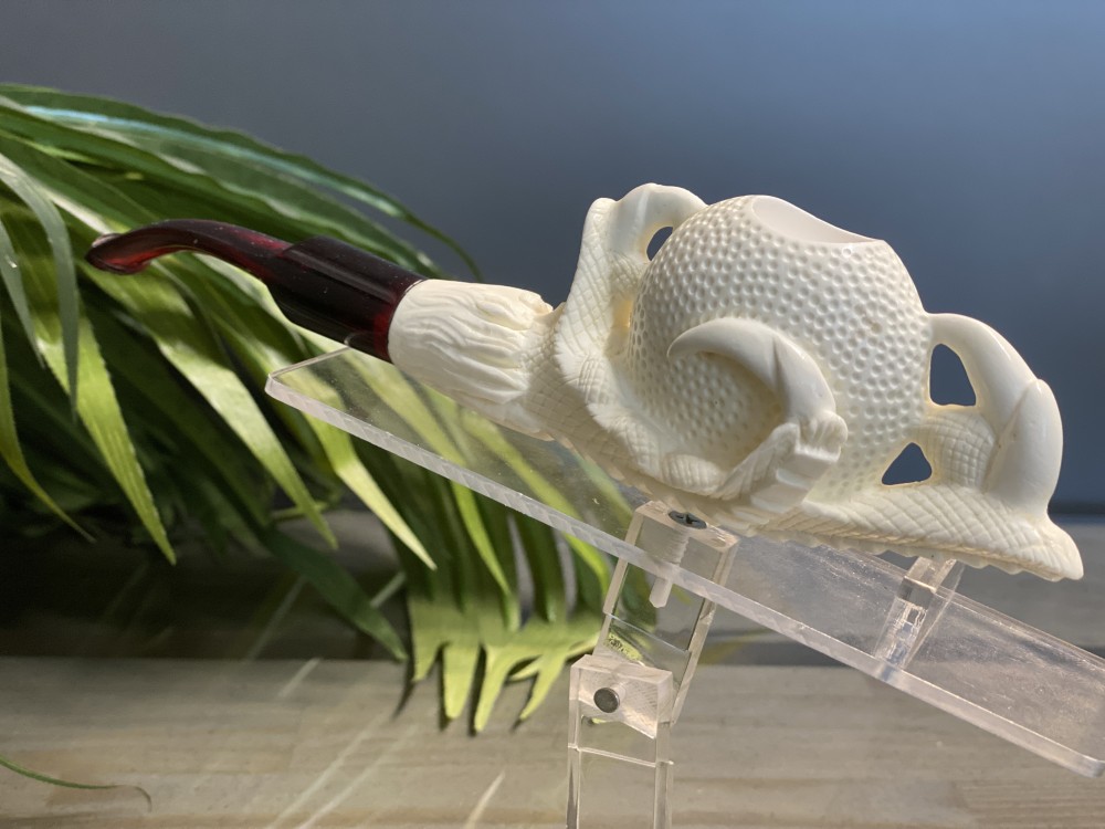 Block Meerschaum Claw Pipe
